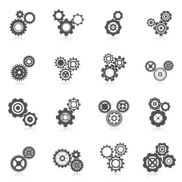 Cog Wheel Icon 스톡 일러스트