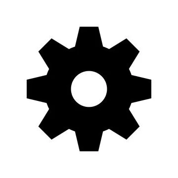 Cog wheel icon vector template illustration design Stock Illustration