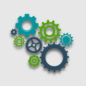 Cog Wheel Illustration 스톡 일러스트
