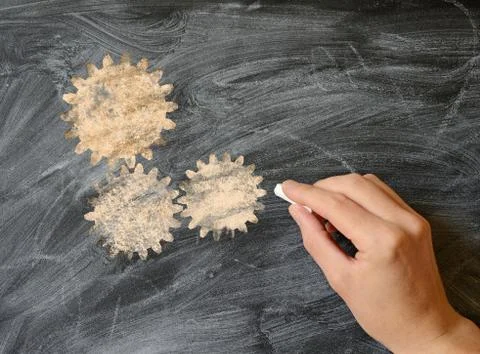 Cog wheels Stock Photos