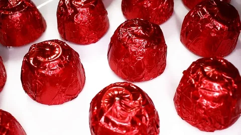 Cognac Cherries Cherry Bonbons Close up Texture Stock Video Footage Stock Footage 114049646