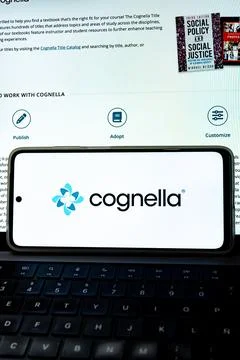 Cognella publishing platform for academic education content Stock Photos