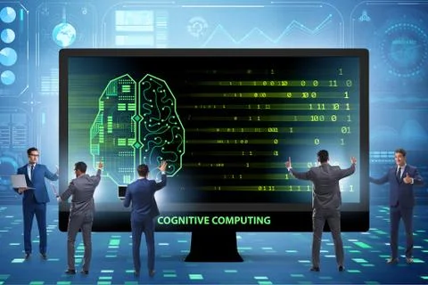 Cognitive computing and machine learning concept 写真素材