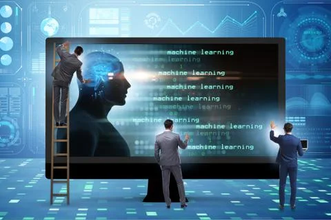 Cognitive computing and machine learning concept 写真素材