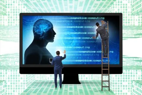 Cognitive computing and machine learning concept 写真素材