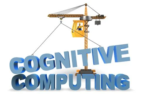 Cognitive computing concept - 3d rendering Stockfoto's
