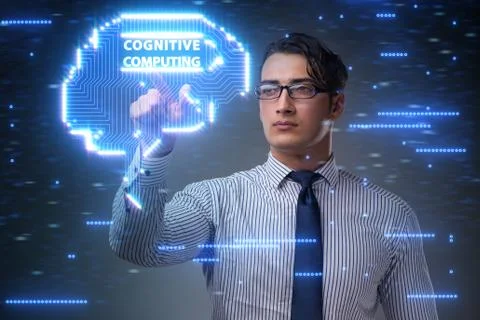 Cognitive computing concept as modern technology Stock-Fotos