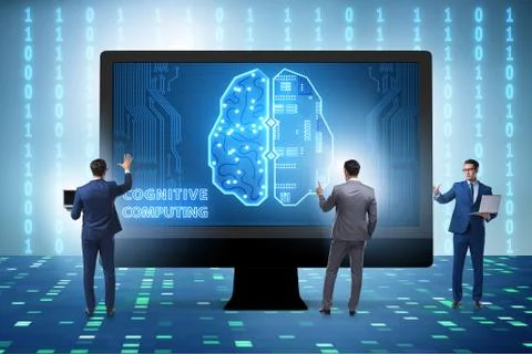 Cognitive computing concept as modern technology Stock-Fotos
