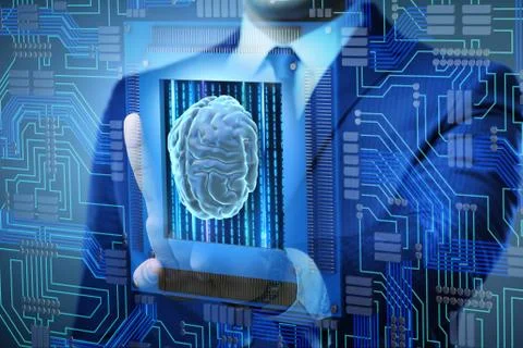 Cognitive computing concept as modern technology Stock-Fotos