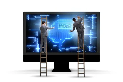 Cognitive computing concept as modern technology Foto stock