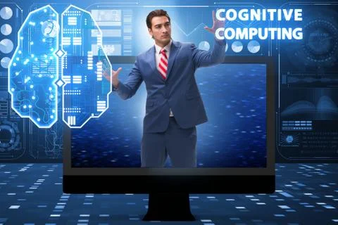 Cognitive computing concept as modern technology 写真素材