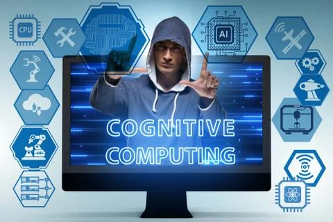 Cognitive computing concept as modern technology Stock-Fotos