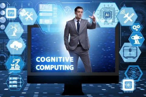 Cognitive computing concept as modern technology Stock-Fotos