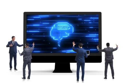 Cognitive computing concept as modern technology 写真素材