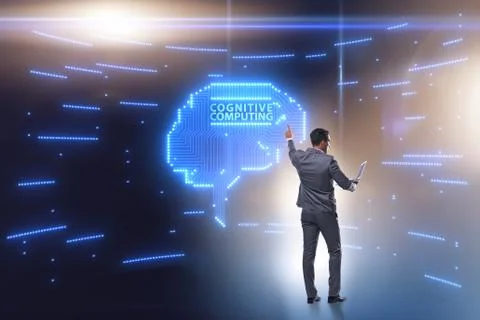 Cognitive computing concept as modern technology Stock-Fotos