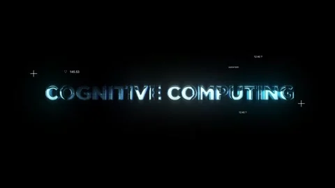 Cognitive Computing Word Hi-Tech Titles 動画素材 341306064
