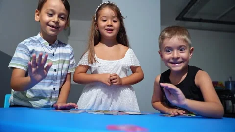 Cognitive Development for young minds. Preschoolers tackle logical puzzles Stock Footage 258901477