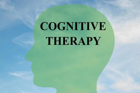 Cognitive Therapy brain concept Stock Illustration