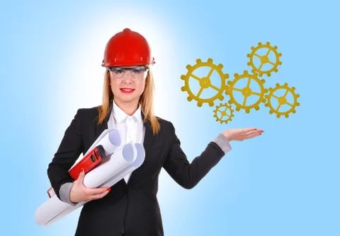 Cogs and wheels Illustrazione stock