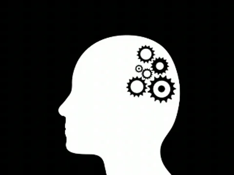 Cogs working in the brain...  Stock Footage
