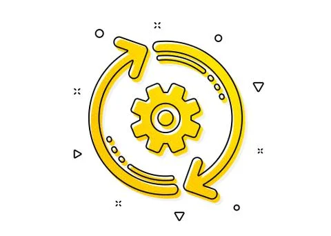 Cogwheel icon. Engineering tool sign. Vector Stock Illustration