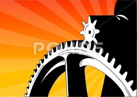 Cogwheel Stock Illustration