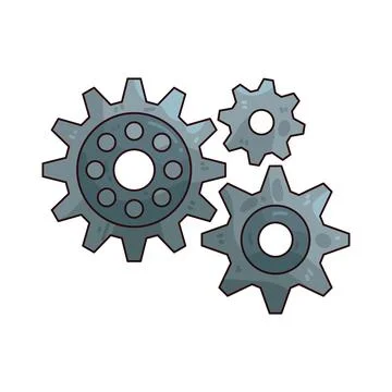 Cogwheel illustration Stock Illustration