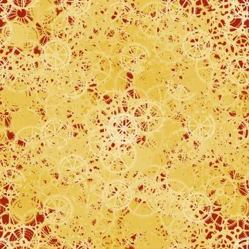 Cogwheel pattern. Illustrazione stock