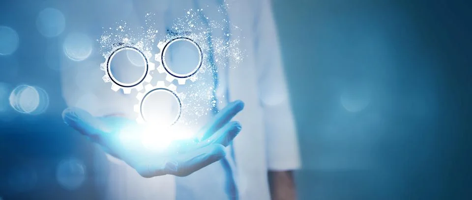 Cogwheel technology interface customization concept - Cogwheel concept Stock Photos