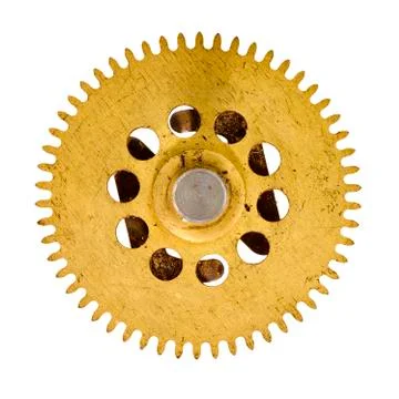 Cogwheel on white background Stock Photos