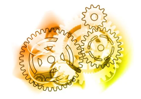 Cogwheels Stock Illustration
