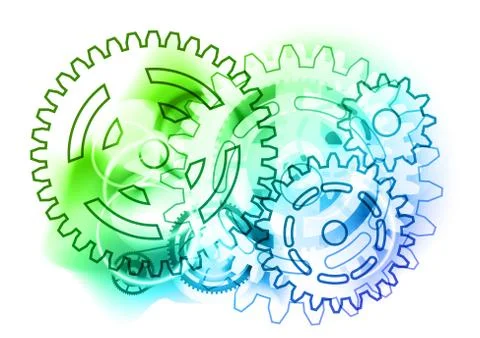 Cogwheels Stock Illustration
