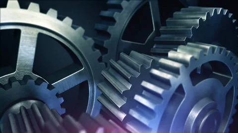 Cogwheels. Loopable motion background Stock Footage 31906887