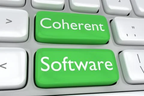 Coherent Software concept Stock Illustration