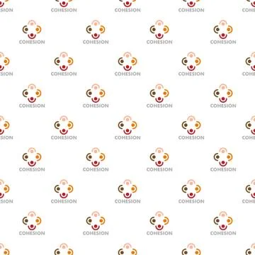 Cohesion pattern seamless Stock Illustration