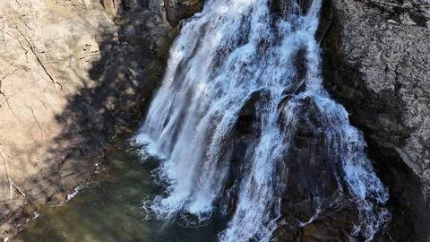 Cohesive - Delphi Falls - Central New York Foto stock