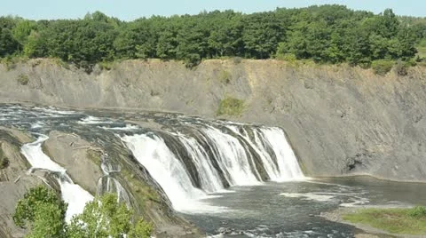 Cohoes Falls in New York State Stock Footage 11576830