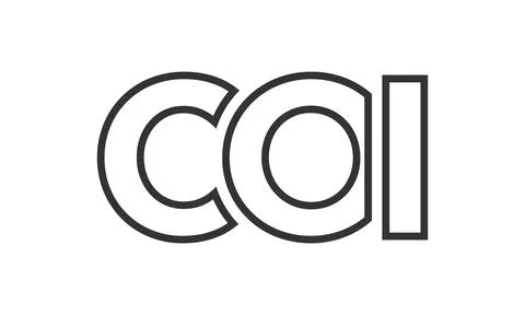 COI logo design template with strong and modern bold text. Initial based ve.. Stock Illustration