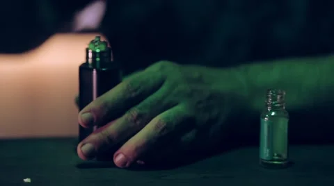 Coil building for vape Video stock 68416977