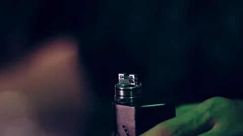 Coil building for vape Stock Footage 68417527