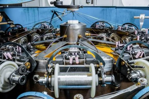 Coil with coiled wire Stock Photos