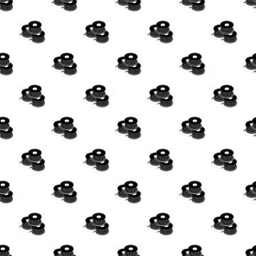 Coil for d printer pattern seamless Illustrazione stock