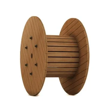 Coil for electric cable Stock Photos