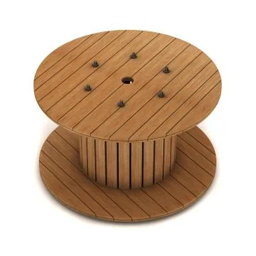 Coil for electric cable Stock Photos
