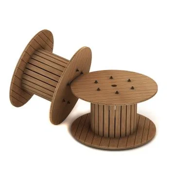 Coil for electric cable Stock Photos