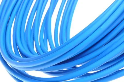 Coil of electrical cable Stock Photos