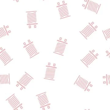 Coil electromagnetic glyph vector seamless pattern 스톡 일러스트
