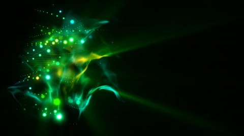 Coil of lights loop Stock Footage 326047