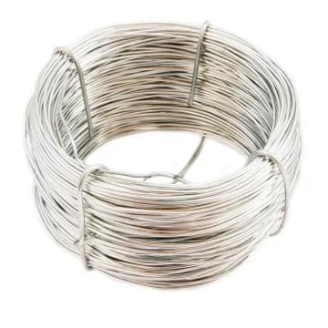Coil of metal wire Stock Photos