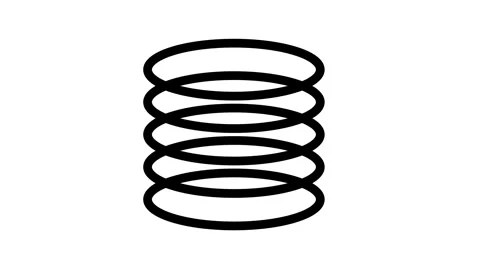 Coil Spring Stock Footage 335639508